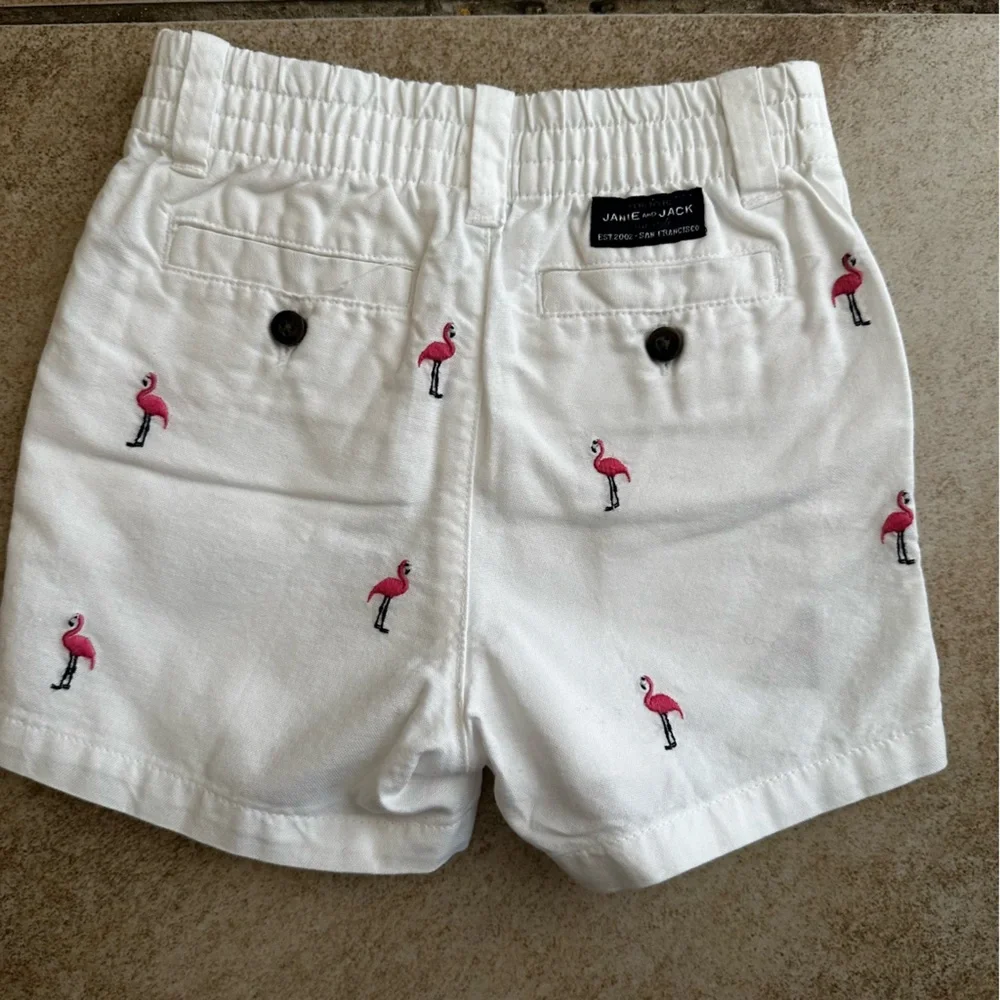 Janie and Jack flamingo short